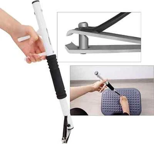 Long Handled Toenail Clippers Wide Jaw Opening, Free Bending, for Thick Nails - Picture 1 of 7