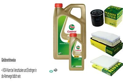 MANN-FILTER Inspektionspaket 6L CASTROL 5W-30 M für Toyota Corolla Verso 1.8 - Bild 1 von 4