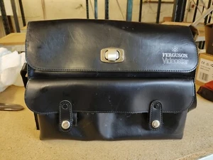 FERGUSON VIDEOSTAR BLACK LEATHER CAMERA CASE - Picture 1 of 12