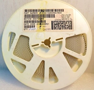 C1206C102K5RAC7800 KEMET MULTI-LAYER CERAMIC CAPACITOR 1000pF 10% 2406-PC LOT - Picture 1 of 3