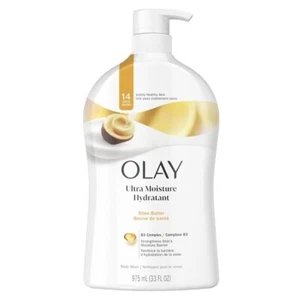 Olay Ultra Moisture Duschgel mit Sheabutter, alle Hauttypen, 30 flüssige Unzen - Bild 1 von 11