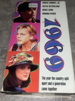 1969 (1988) VHS War Drama Robert Downey Jr. Kiefer Sutherland ***TESTED*** - Image 1 of 4