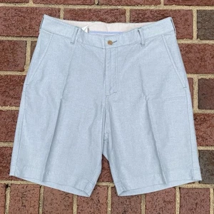 Bills Khakis Parker Short Mens 32 Green Chinos Flat Front Classic Fit Pants 9” - Picture 1 of 8