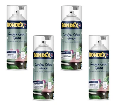 BEULE Bondex Garden Colors Holzfarbe Spray 1,6L Vintagefarbe Kreideweiss (Ral 90 - Bild 1 von 3