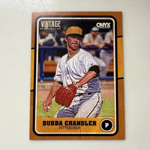 2025 ONYX VINTAGE BUBBA CHANDLER ROOKIE/RC /50 *ORANGE* - Bild 1 von 2