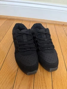 Capezio Black Rock It Dance Sneakers DS24 Size 2 kids children - Picture 1 of 15