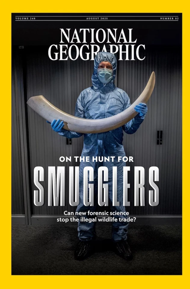 NATIONAL GEOGRAPHIC MAGAZINE - AUGUST 2025 - ON THE HUNT FOR SMUGGLERS Foto 1 de 1