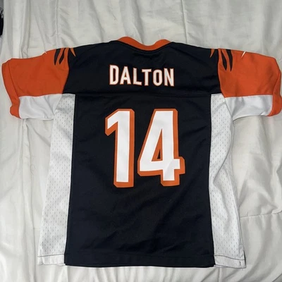 Футболка полевая Cincinnati Bengals Andy Dalton No14 NFL Nike размер молодежный большой - Изображение 1 из 4