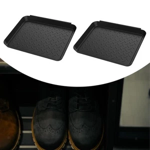 2Pcs Boot Trays Shoe Trays Potted Tray Nonslip Multi Purpose Trays Entryway Shoe - Picture 1 of 6