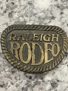 Raleigh Lights Rodeo Cinturón Hebilla Publicidad Camión Rodeo? - Imagen 1 de 4