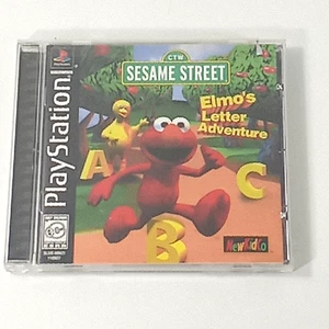 Sony PlayStation 1 PS1 1999 Plaza Sésamo Carta de Elmo Aventura - Imagen 1 de 4