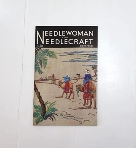 Vintage Needlewoman and Needlecraft Magazine Issue 28 Complete With  Transfer - Picture 1 of 6