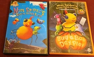 Miss Spider's Sunny Patch Friends (2-DVD Set) Bug-a-Boo Day Play FREE SHIPPING! - Imagen 1 de 2