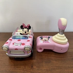 Disney Store Japan Minnie Mouse Toy Remote Control Car Tested Working - Picture 1 of 15