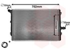RADIATOR ENGINE COOLING FITS: VW PASSAT B7 1.6 TDI/2.0 TDI/2.0 TDI 4MOTION.VW