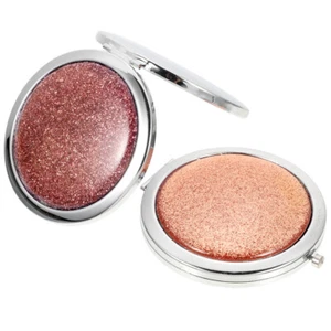 2 Pcs Portable Makeup Mirror Miss Travel Daily Use Hand Adorable - Picture 1 of 12