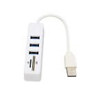 USB2.0 Hub USB2.0 Splitter Plug And Play Wide Compatibility 3 USB2.0 For Travel