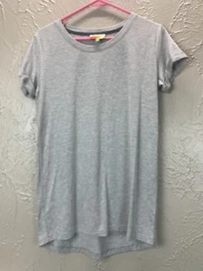 Camisa gris manga corta con puños Fervour para mujer talla XS - Imagen 1 de 4