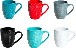 Juego de 6 hermosas tazas de café de cerámica INARI taza de café moderna loza taza té - Imagen 1 de 9