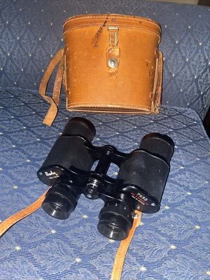Binolux Vintage Binoculars 7x35 Made in Japan & Case 351 ft at 1000 yds - Image 1 of 4