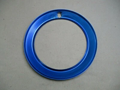 Oldtimer NSU BMW Opel Ford Fiat Radzierring Radkappe blau hub cap 12" Neu - Bild 1 von 4