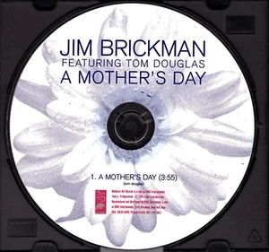 Jim Brickman & Tom Douglas - A Mother's Day - PROMO CD Single - Disc Only - Foto 1 di 1