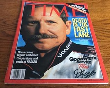 2001 MARCH 5 TIME MAGAZINE - DALE EARNHARDT, DEATH IN THE FAST LANE -s21 