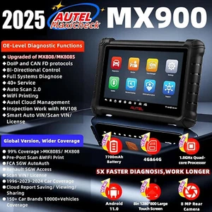 New 2025 Autel MaxiCheck MX900 Auto OBD2 Full Bidirectional Diagnostic Scanner - Foto 1 di 15