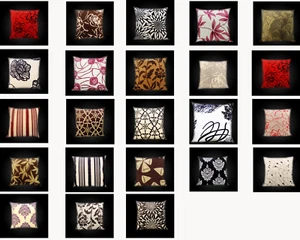 Funda de cojín funda de cojín cojín decorativo 45x45 bordado modelo-1 - Imagen 1 de 24