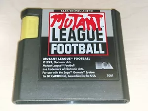 Mutant League Football Sega Genesis cartucho de juego clásico original vintage - Imagen 1 de 2
