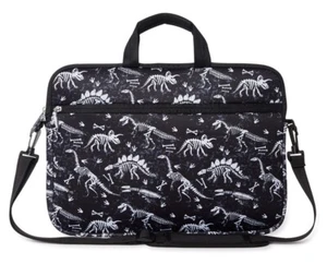 LAPTOP Computer case DiNoSaUr SkELEtOn Black & White Neoprene, Wipe Clean - Picture 1 of 4