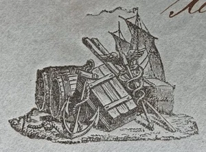 1854 bill of lading Nero Scala di Soros to Malta - Picture 1 of 3