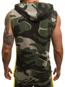 Bodybuilding T Shirts Hoodies Tank Sleeveless Tops Vest Summer B Sport Mens Gym - Picture 1 of 9