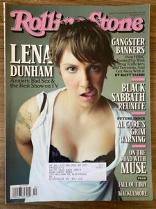 Rolling Stone Feb 28,2013 -Lena Dunham Cover/Black Sabbath/Muse/Gangster Bankers - Picture 1 of 2