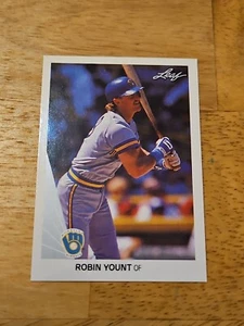 1990 LEAF BASEBALL CARD ROBIN YOUNT #71 - Picture 1 of 2
