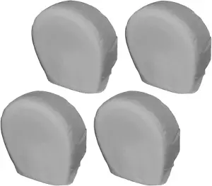 Tire Covers 4 Pack - Tough Wheel Protector for Truck, SUV, Trailer, Camper, RV U - Picture 1 of 12