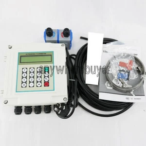 TUF-2000SW+TS-2 DN15-100mm Fixed Ultrasonic Flow Meter Liquid Flowmeter - Picture 1 of 1