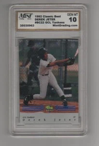 1992 Classic Best Derek Jeter GEM MT 10 - RARE Early Card - Picture 1 of 1
