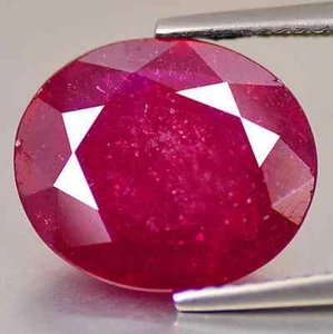 5,93 quilates natural corte ovalado rosa-rojo vs rubí (África) - Imagen 1 de 8