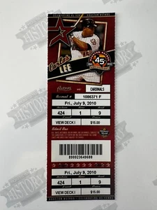2010 St. Louis Cardinals at Houston Astros Ticket 7.9.10 Albert Pujols Home Run - Bild 1 von 1