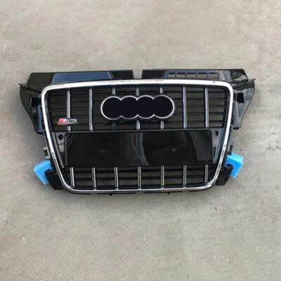 适用于奥迪 A3 S3 2009 - 2013 S3 风格镀铬环条前保险杠空气格栅 — 第 1/3 张图片