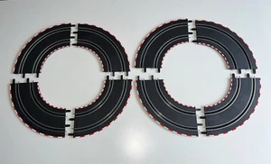 Carrera GO!! Mario Kart Disney Cars Bahn Kurve Kurvenstücke G X8 rot weißer Rand - Bild 1 von 13