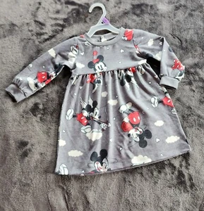 New Valentine's day Mickey & Minnie Cupid Toddler Girl Dress sizes 12 months - Picture 1 of 3