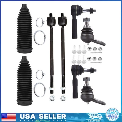 Front Tie Rod Ends Ball Joints Bellow Boots For 2000-2004 Dodge Dakota Durango Foto 1 de 4