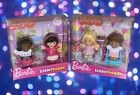 Lot de 2 figurines Barbie Fisher-Price Little People fille en fauteuil roulant 2022 A7
