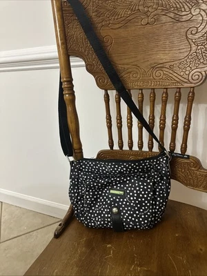 Bandolera Lily Bloom Negra con Lunares Blancos Correa Ajustable Foto 1 de 4