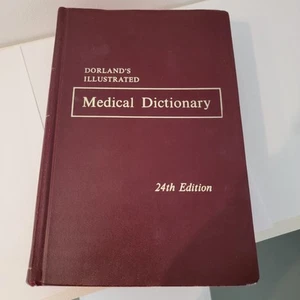 Vintage Dorland's Illustrated Medical Dictionary 24th Edition 1965 - Good - Bild 1 von 5