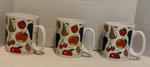 Set di 3 - 24 oz. Tazzine da caffè Jumbo modello frutta - Foto 1 di 4