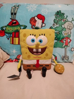 2000 SpongeBob SquarePants Krusty Krab Krabby Patty Spatula Plush COLORBOK Rare - Image 1 of 4