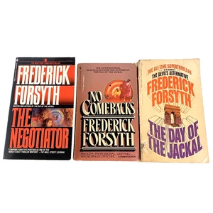 Frederick Forsyth Lot 3 Books - The Negotiator - No Combacks - Day of the Jackal - Picture 1 of 4